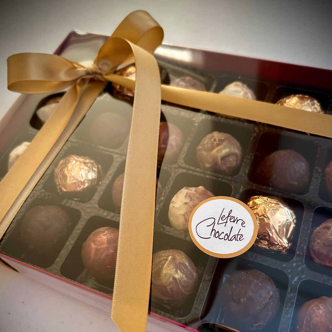 Lefevre Chocolate truffles celebrating Pride Month